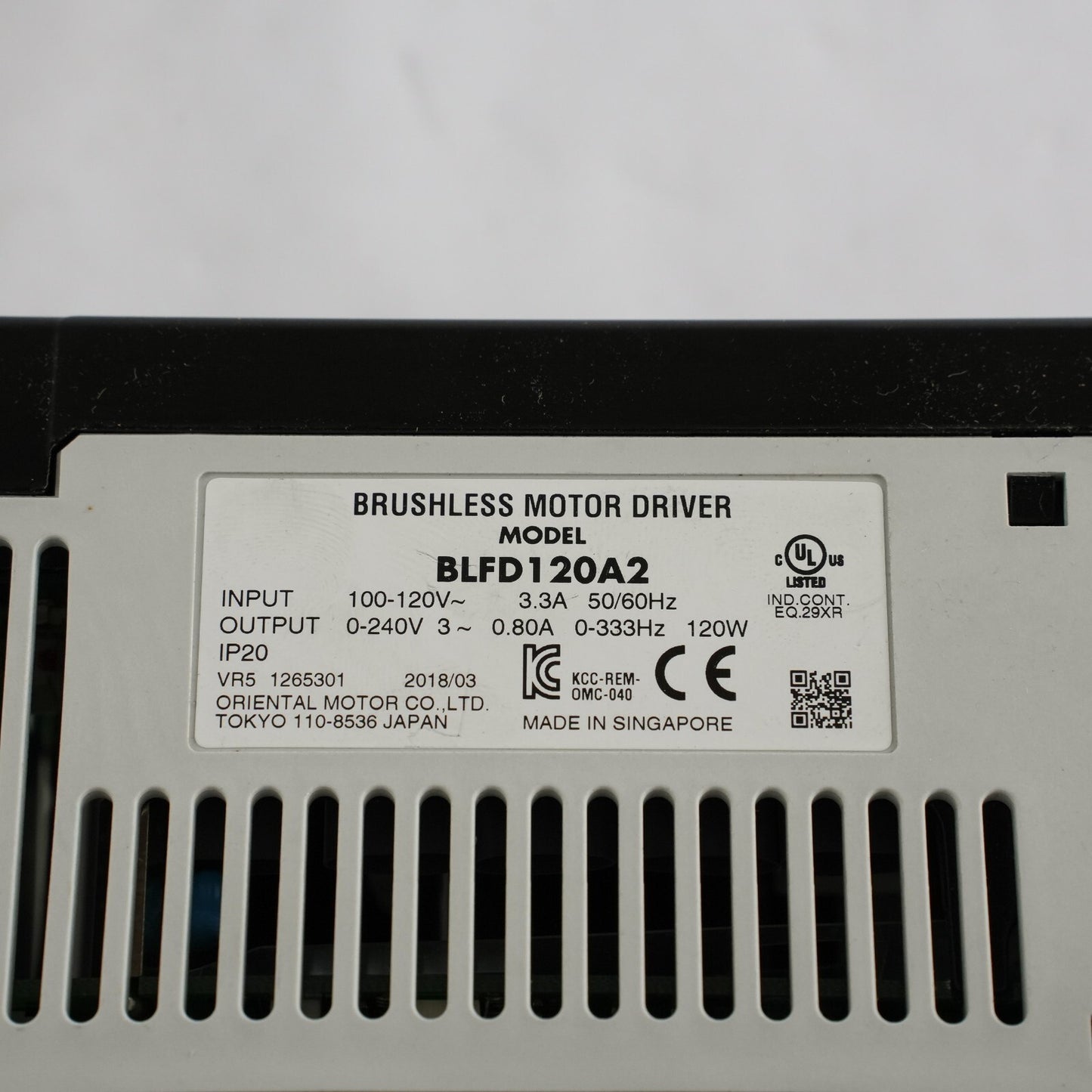 VEXTA BLFD120A2 Brushless DC Motor Driver