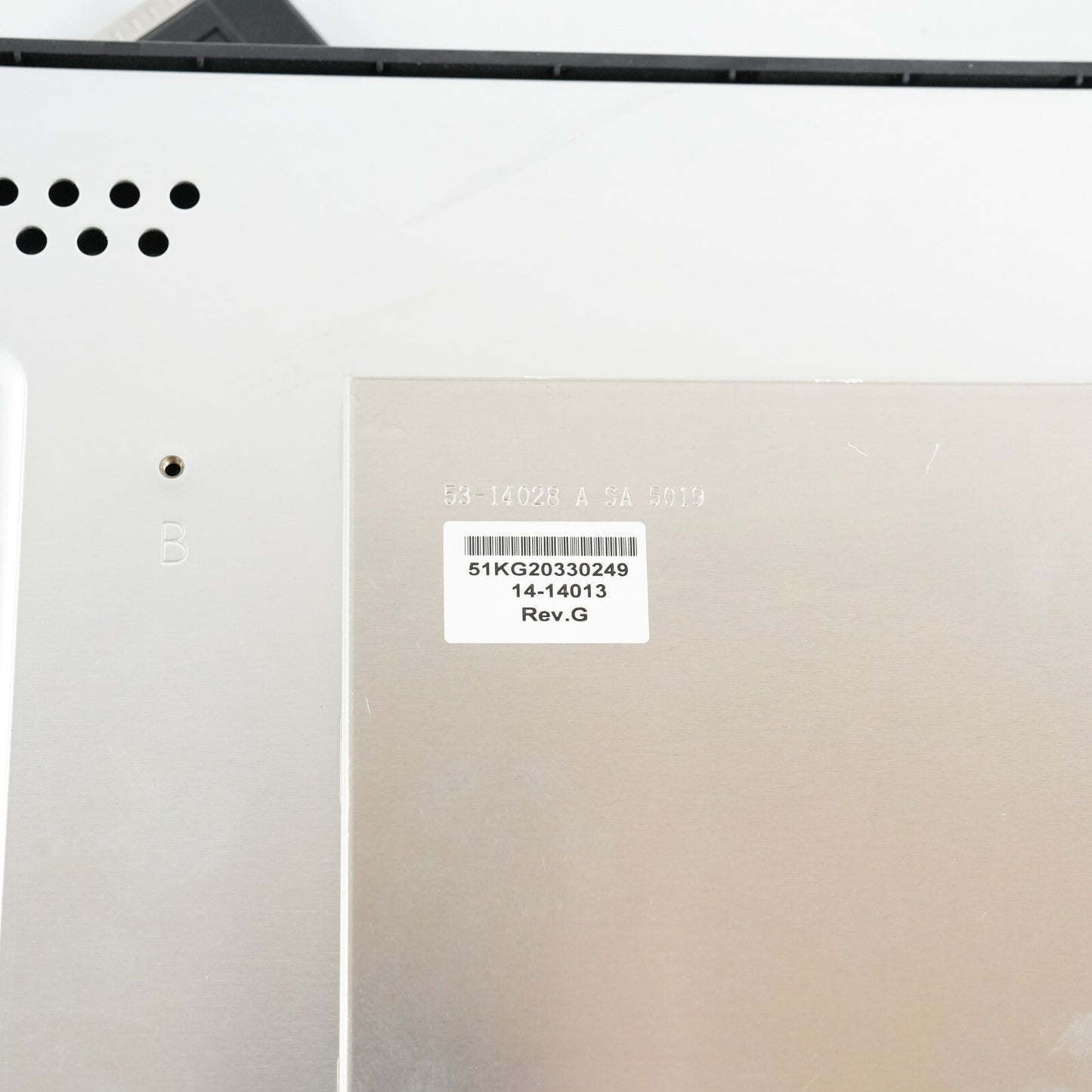 51KG20330249 14-14013 Rev. G 53-14028 A SA 5019 Display Panel