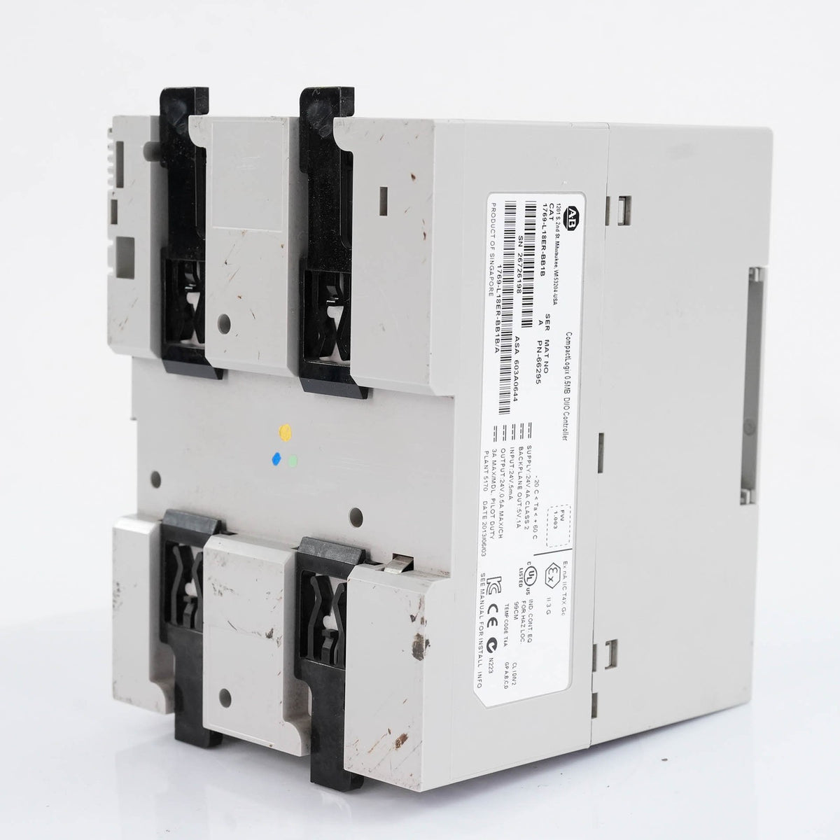 Allen Bradley 1769-L18ER-BB1B Ser A CompactLogix 5370 L1 Controller 24VDC
