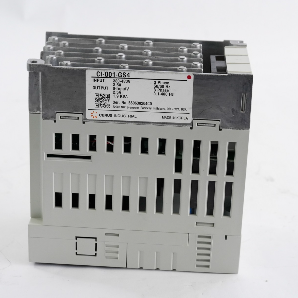 CERUS Industrial Titan GS Series CI-001-GS4 AC Drive 480V 3.6A 3-Phase CI001GS4