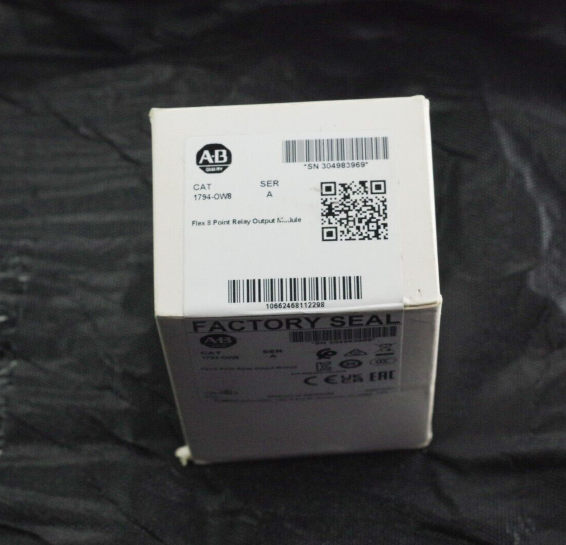 Allen Bradley 1794-OW8 Ser A Flex 8 Point Relay Output Module Sealed Surplus