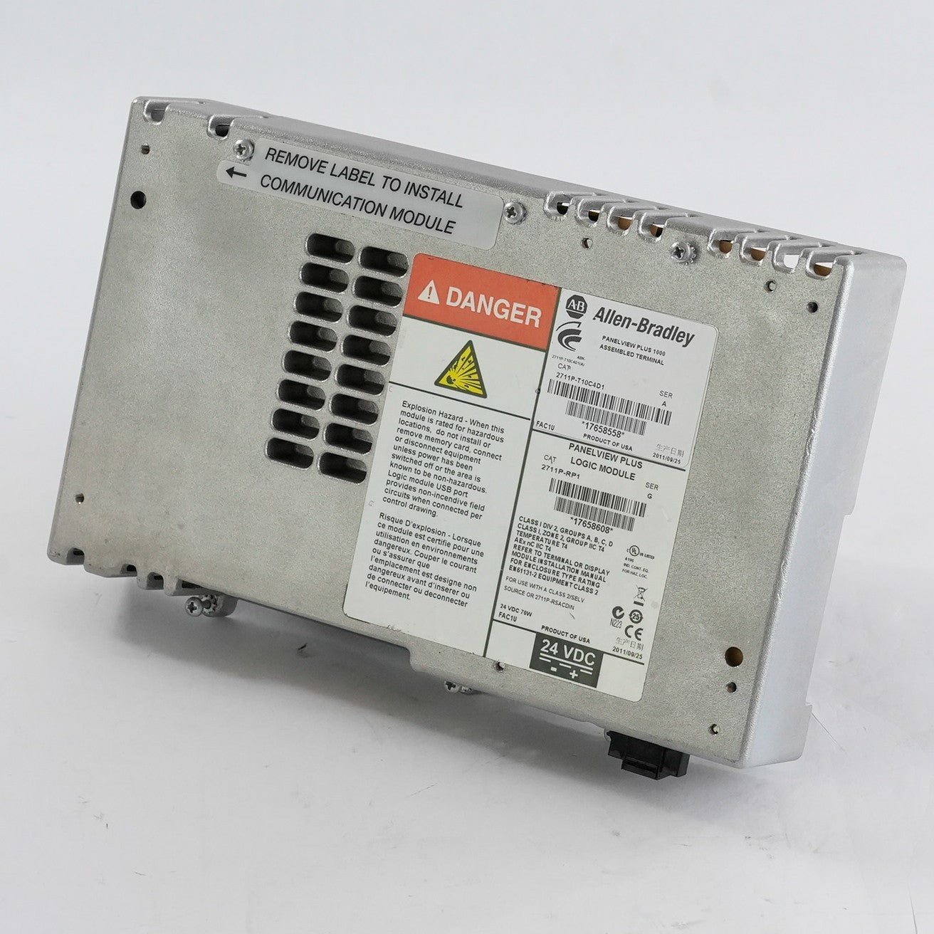 Allen Bradley 2711P-RP1 /G PanelView Plus Logic Module 2711PRP1 Series G