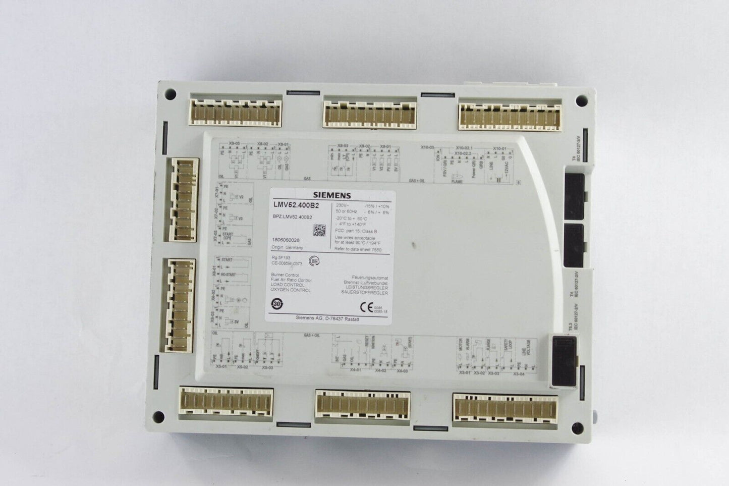 Siemens LMV52.400B2 / LMV52400B2 Burner Management System Fuel Air Ratio Control