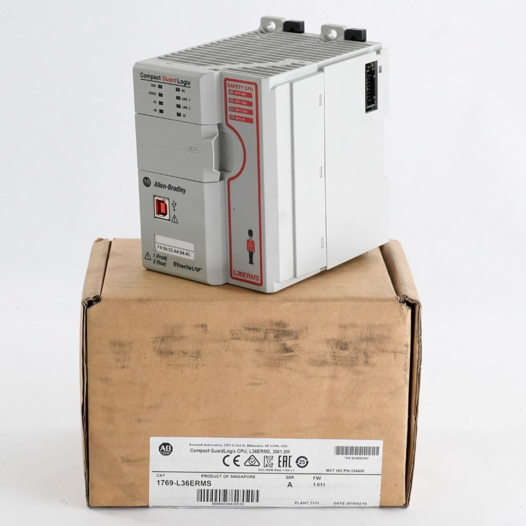 Allen Bradley 1769-L36ERMS Ser A Compact GuardLogix Controller Module - Open Box