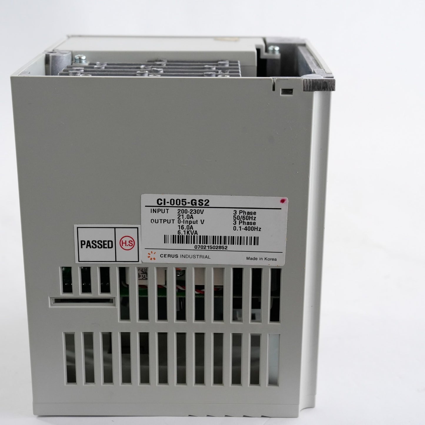 Titan Industrial GS Cerus CI-005-GS2 Variable Frequency Drive 200-230V 3-Phase