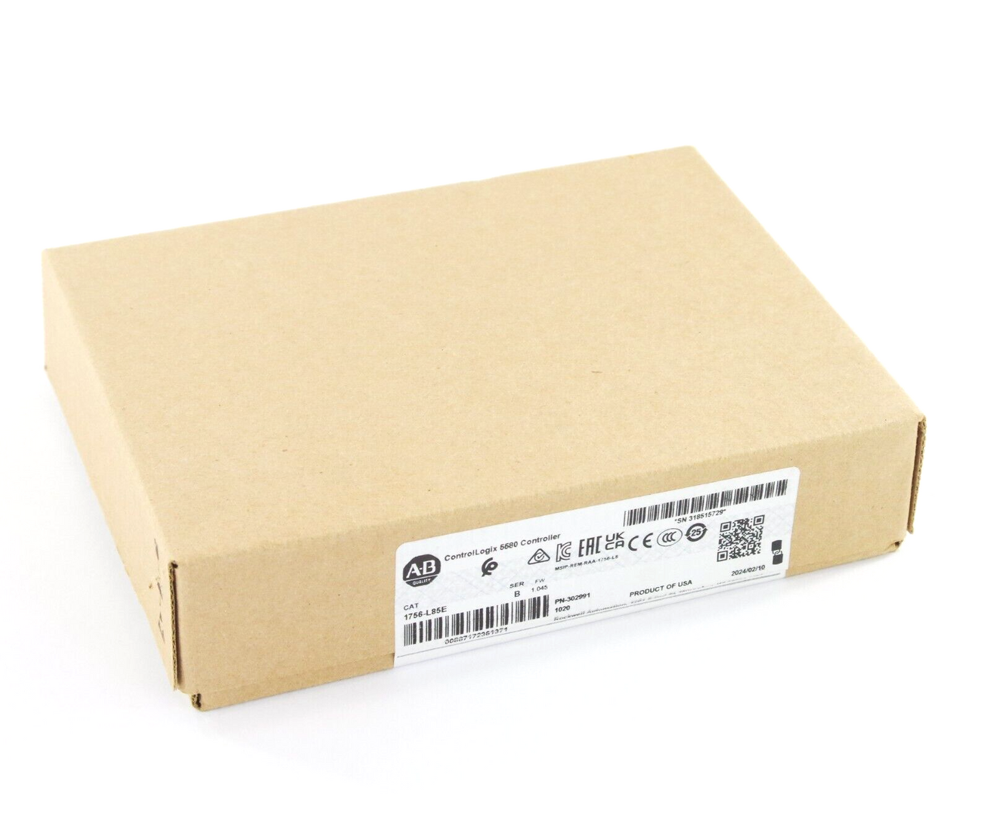 Allen Bradley 1756-L85E Ser B ControlLogix 5580 Controller - Sealed Surplus
