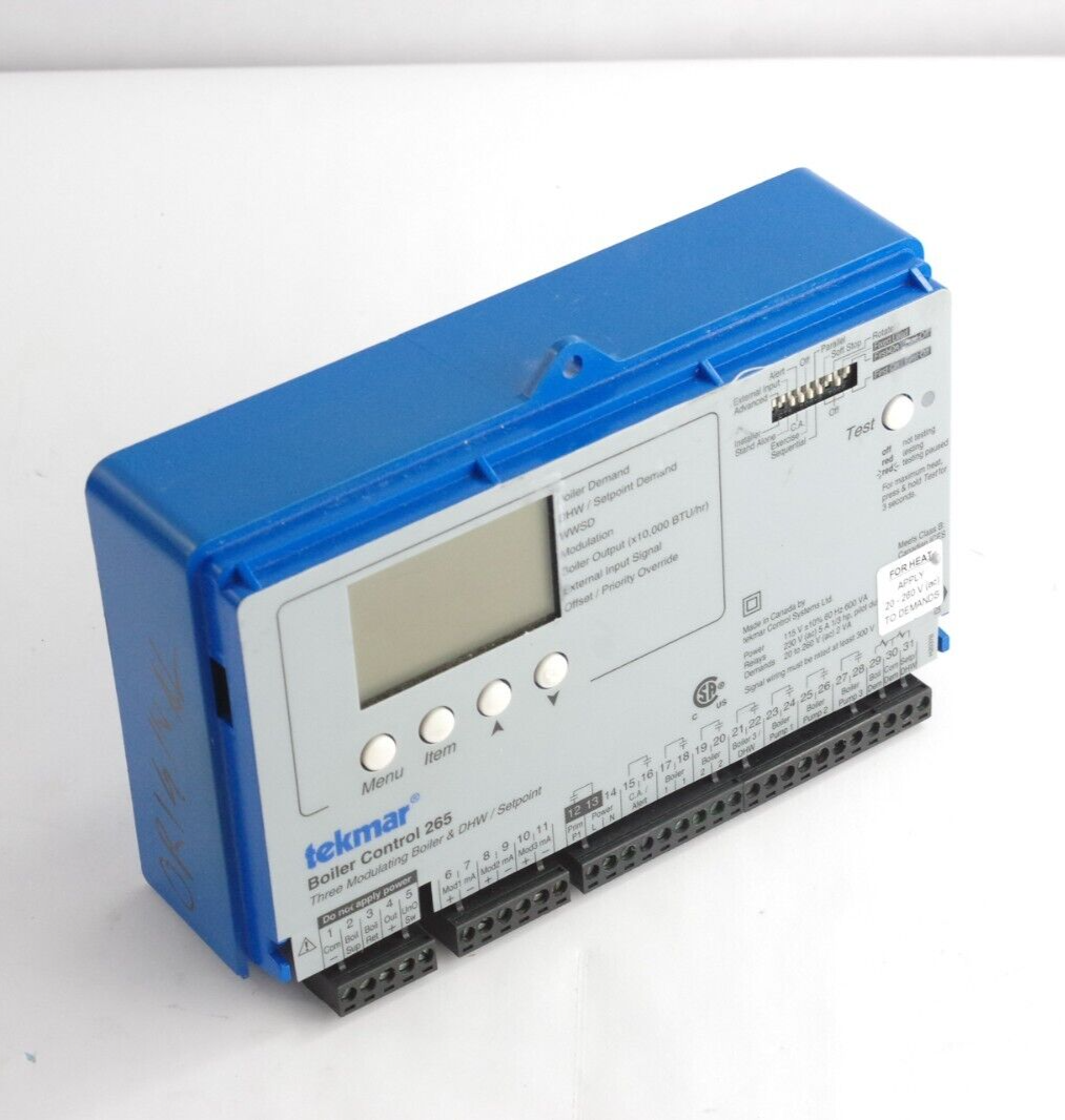 Tekmar Boiler Control 265 Three Modulating Boiler & DHW / Setpoint