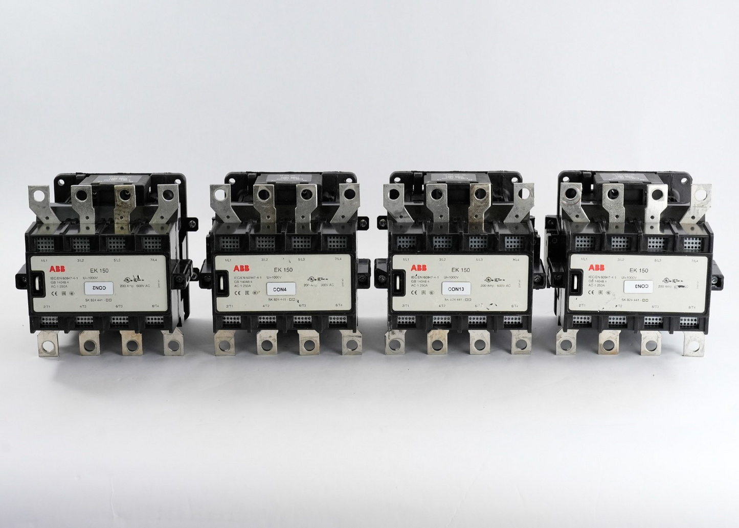 ABB EK 150 Power Contactor SK 825 400-AF EK 150 ac-1 250 200A 600 SK SK 824 441