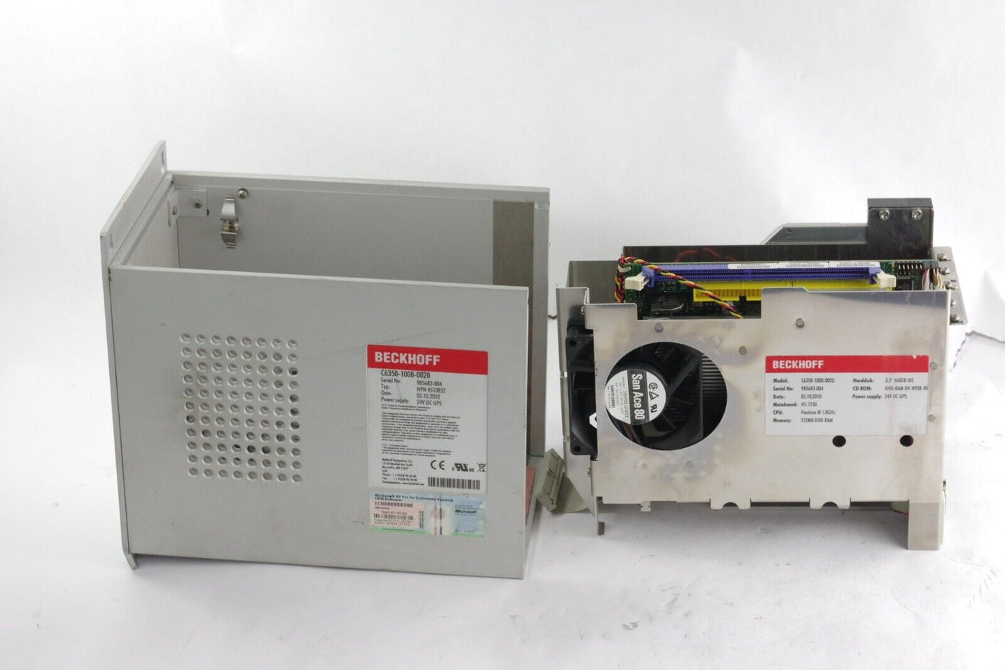 Beckhoff C6350-1008-00 / CU8820-1000 Industrial PC Computer For Parts Or Repair