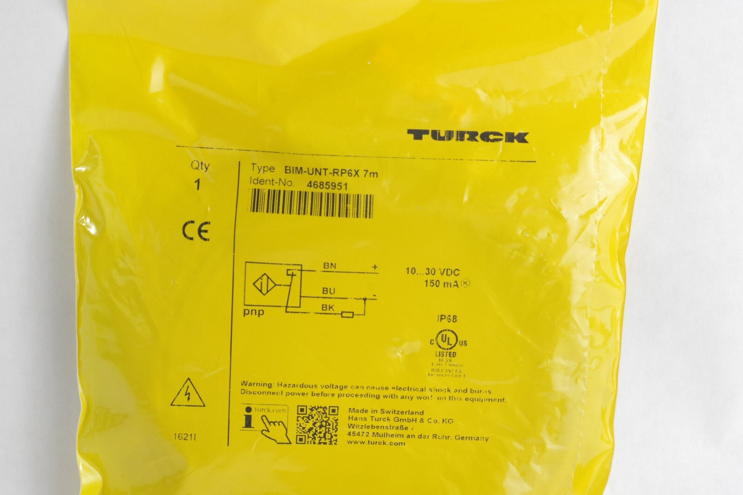 TURCK BIM-UNT-RP6X 4685951 10-30VDC 150mA - Sealed Surplus