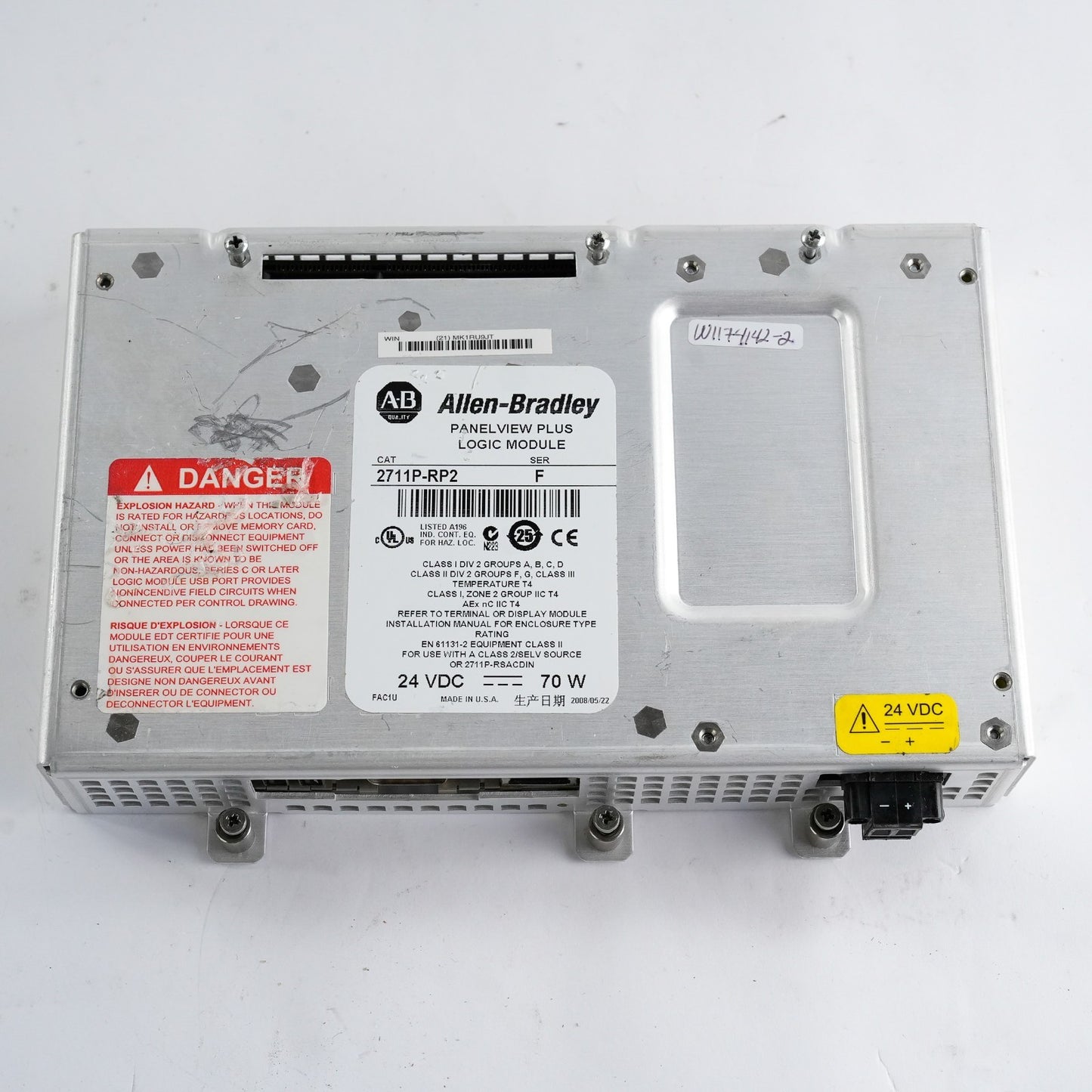 Allen Bradley 2711P-RP2 /F PanelView Plus Logic Module 2711PRP2