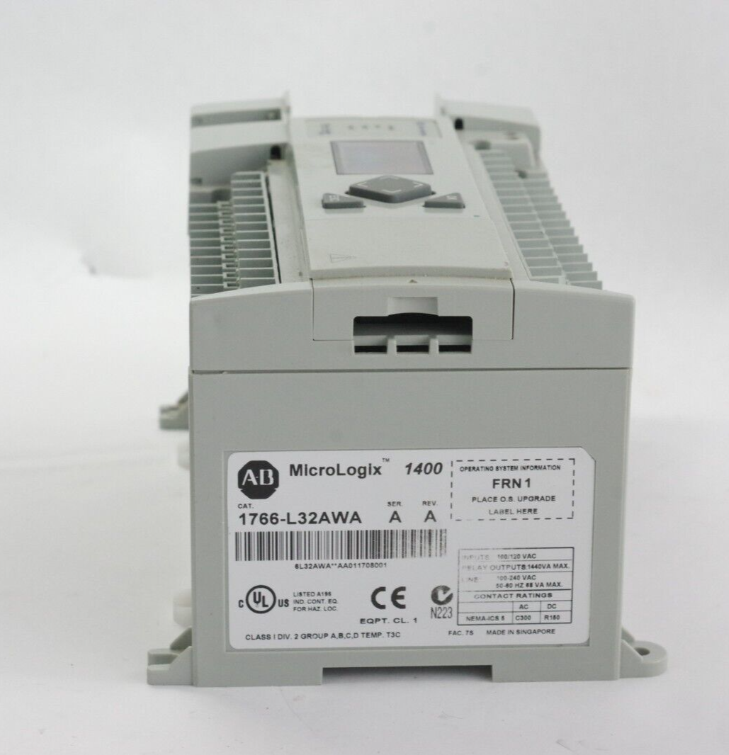 Allen Bradley 1766-L32BXB Ser A Rev A FRN 1 MicroLogix 1400 Controller