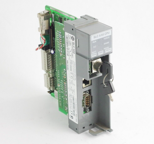 Allen Bradley 1747-L531 Ser E Rev 8 SLC500 Processor w/ 1747-OS302 Ser C FRN 5