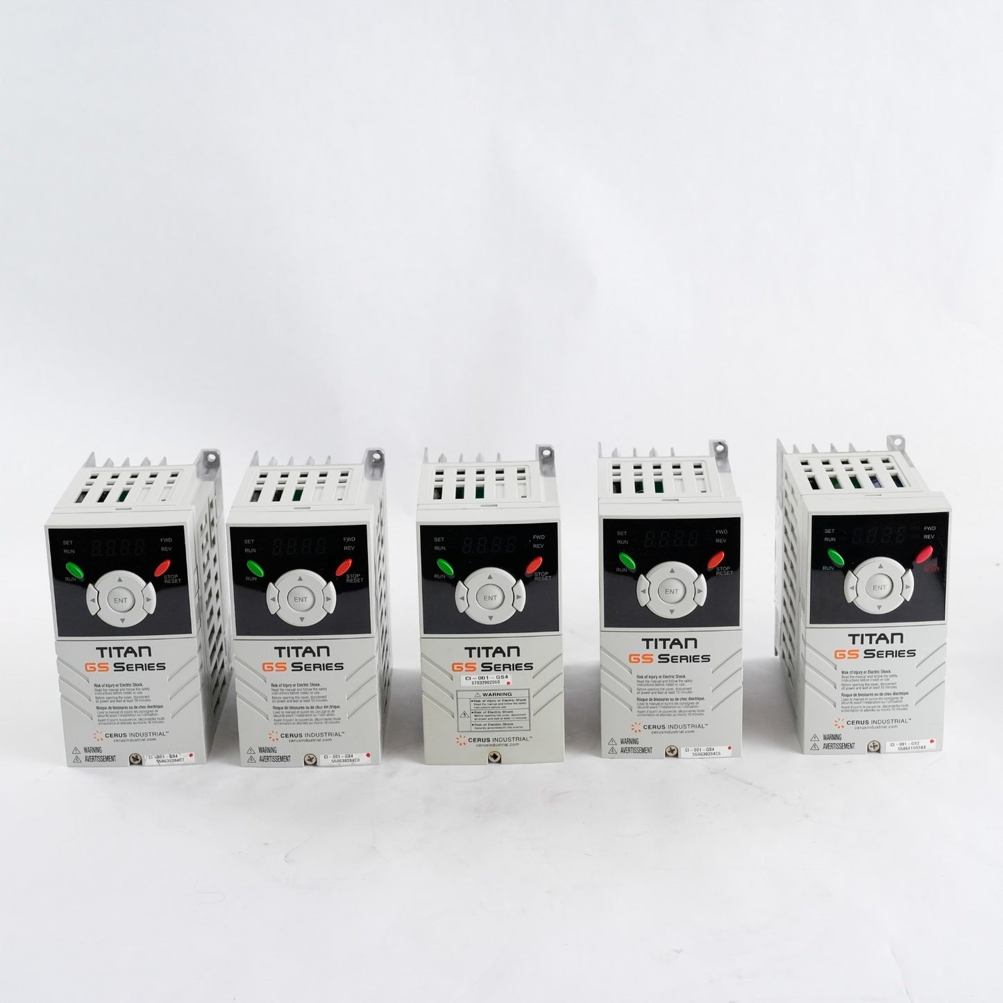 CERUS Industrial Titan GS Series CI-001-GS4 AC Drive 480V 3.6A 3-Phase CI001GS4