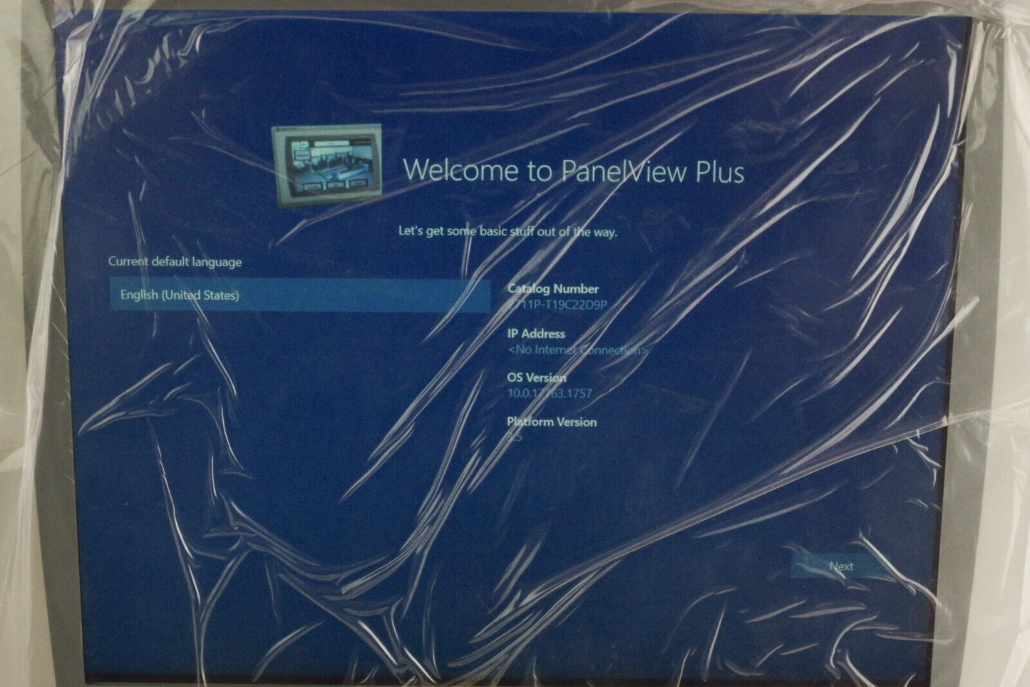 Allen Bradley 2711P-T19C22D9P /B PanelView Plus 7 Graphic Terminal