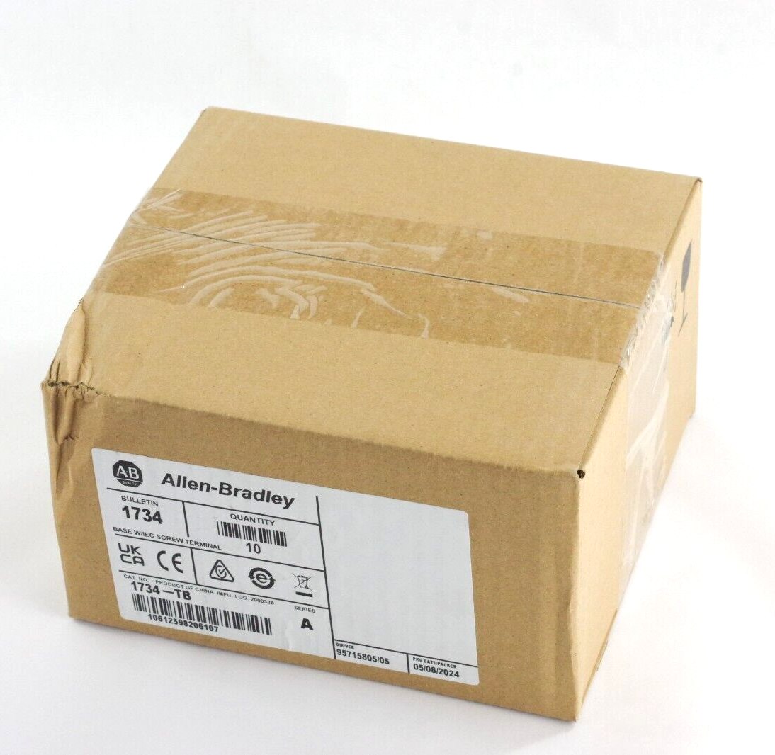 10x Box Allen Bradley 1734-TB /A Point I/O Module Terminal Base - Sealed Surplus