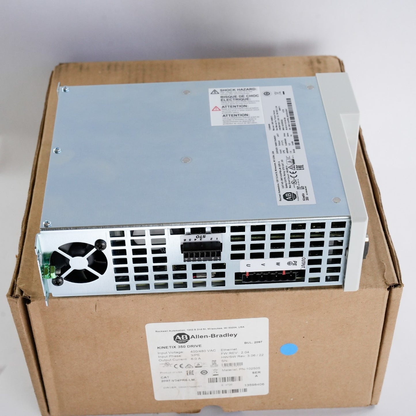 Allen Bradley 2097-V34PR6-LM /A Kinetix 350 Servo Drive 2097V34PR6LM - Open Box