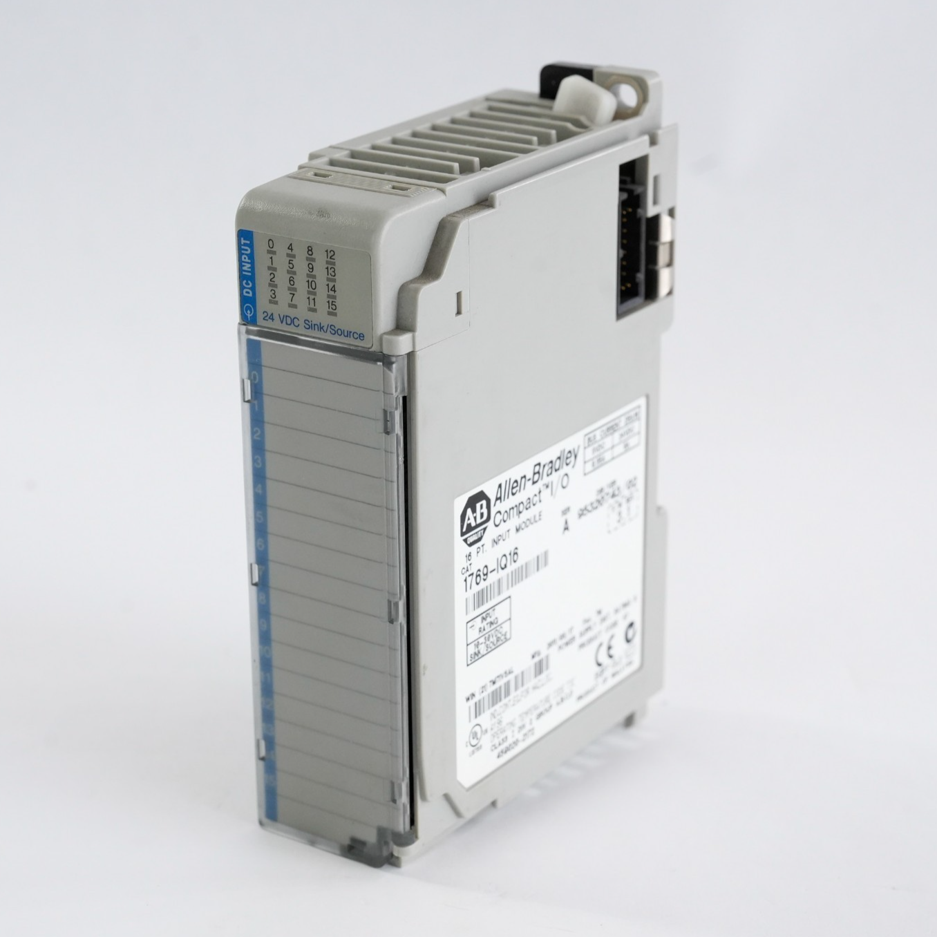 Allen Bradley 1769-IQ16 Ser A CompactLogix 16 Pt 24VDC D/I Module
