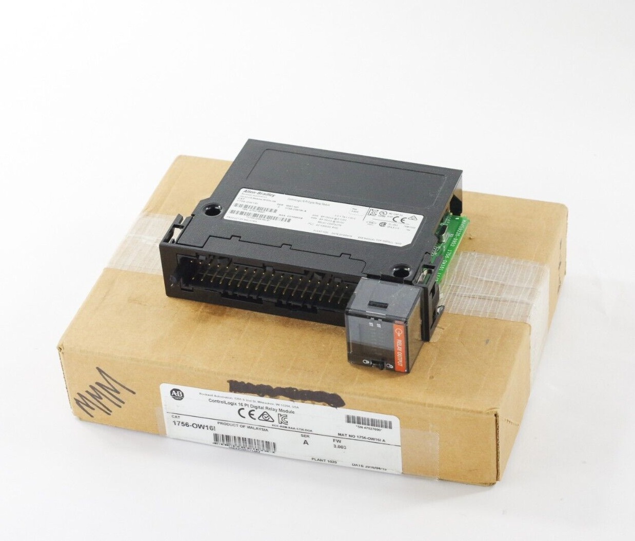 Allen-Bradley 1756-OW16I Ser A Controllogix 16pt Digital Relay Module Fw 3.003
