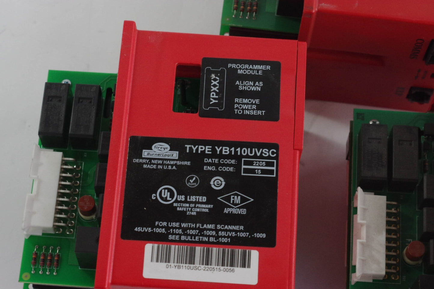 Fireye UV Self-Check Burner Control System YB110UVSC YB110IR - 3x For Parts