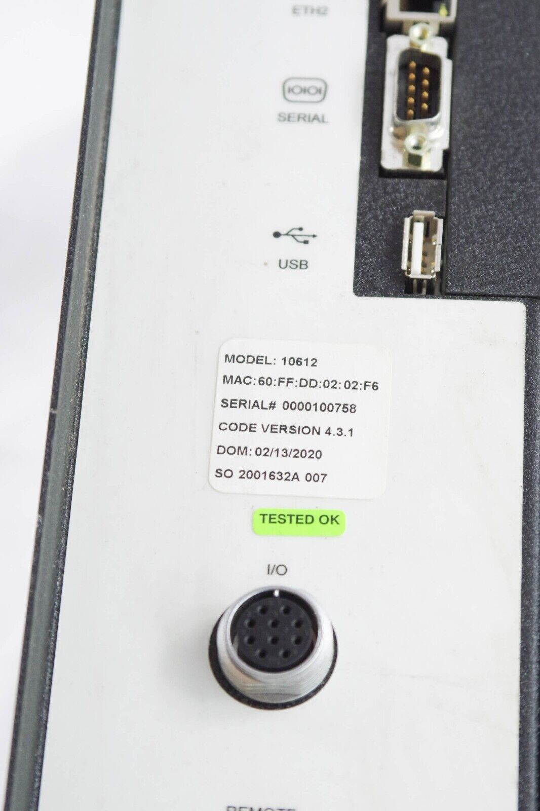 Sturtevant Richmont Global 400mp Global400 Model 10612 Torque Controller System