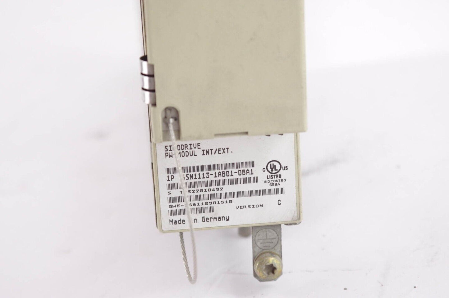 Siemens 6SN1113-1AB01-0BA1 / 6SN11131AB010BA1 Simodrive PW Module Int/Ext