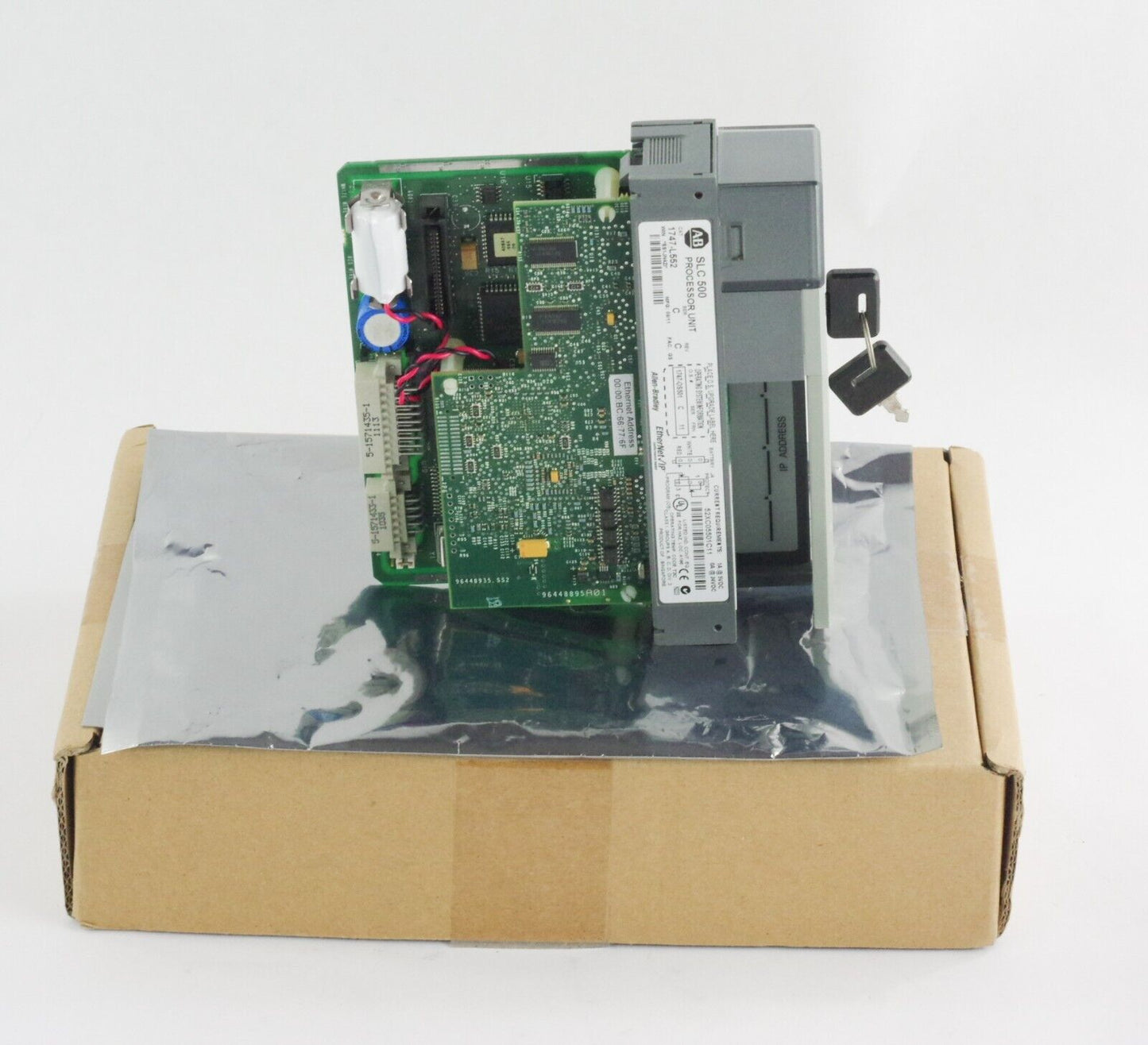 Allen Bradley 1747-L552 Ser C /C 1747-OS501 5/05 SLC 500 Processor CPU Module
