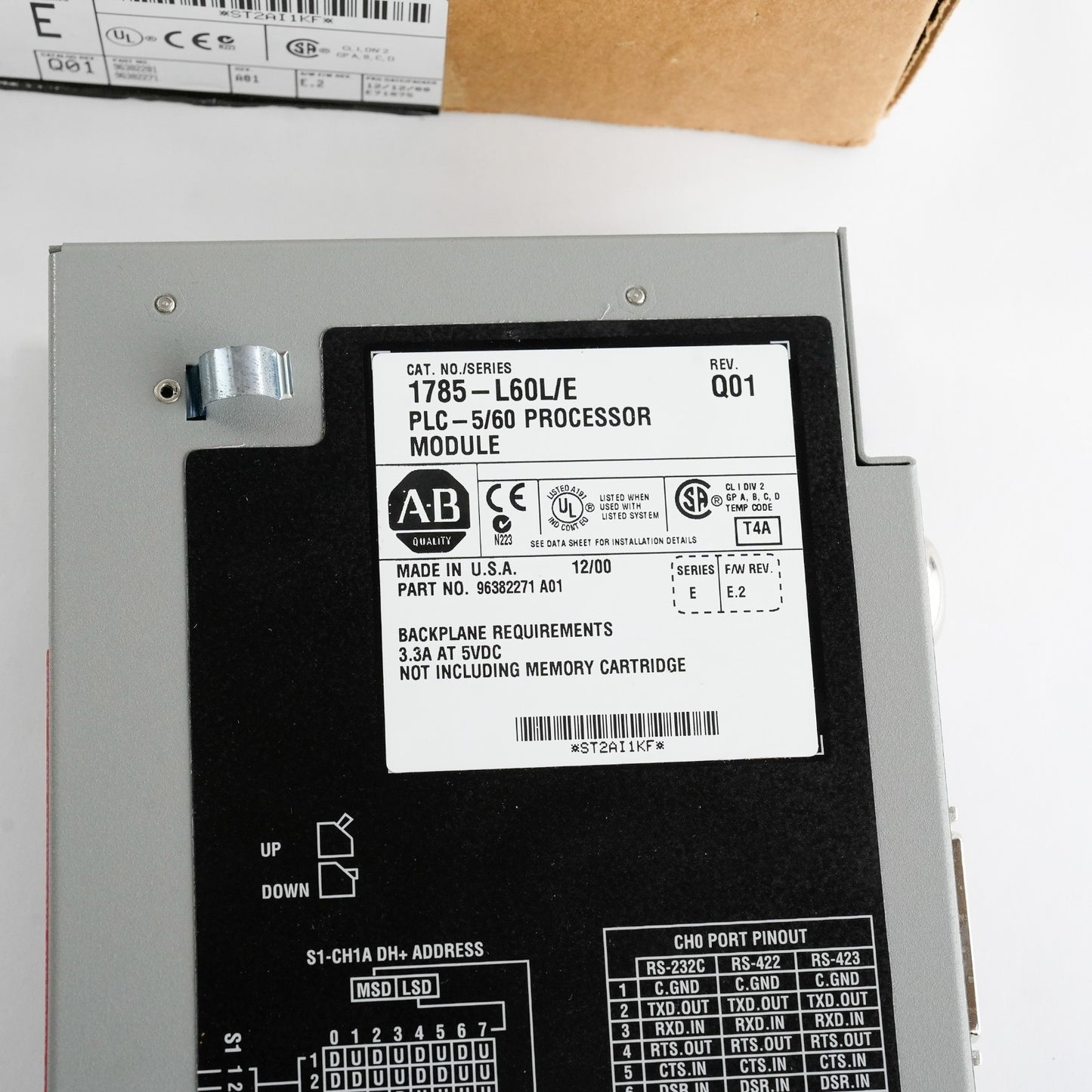 Allen Bradley 1785-L60L /E PLC-5/60 Processor Module Ser E 1785L60LE - Open Box