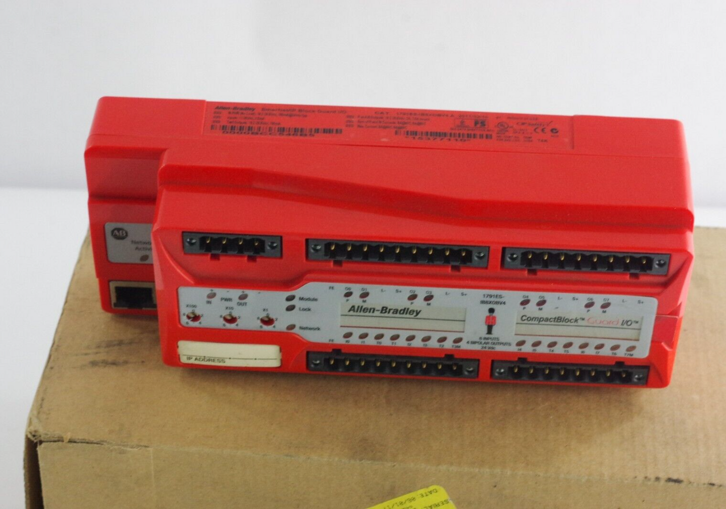 Allen Bradley 1791ES-IB8XOBV4 Ser A CompactBlock Guard I/O - Used