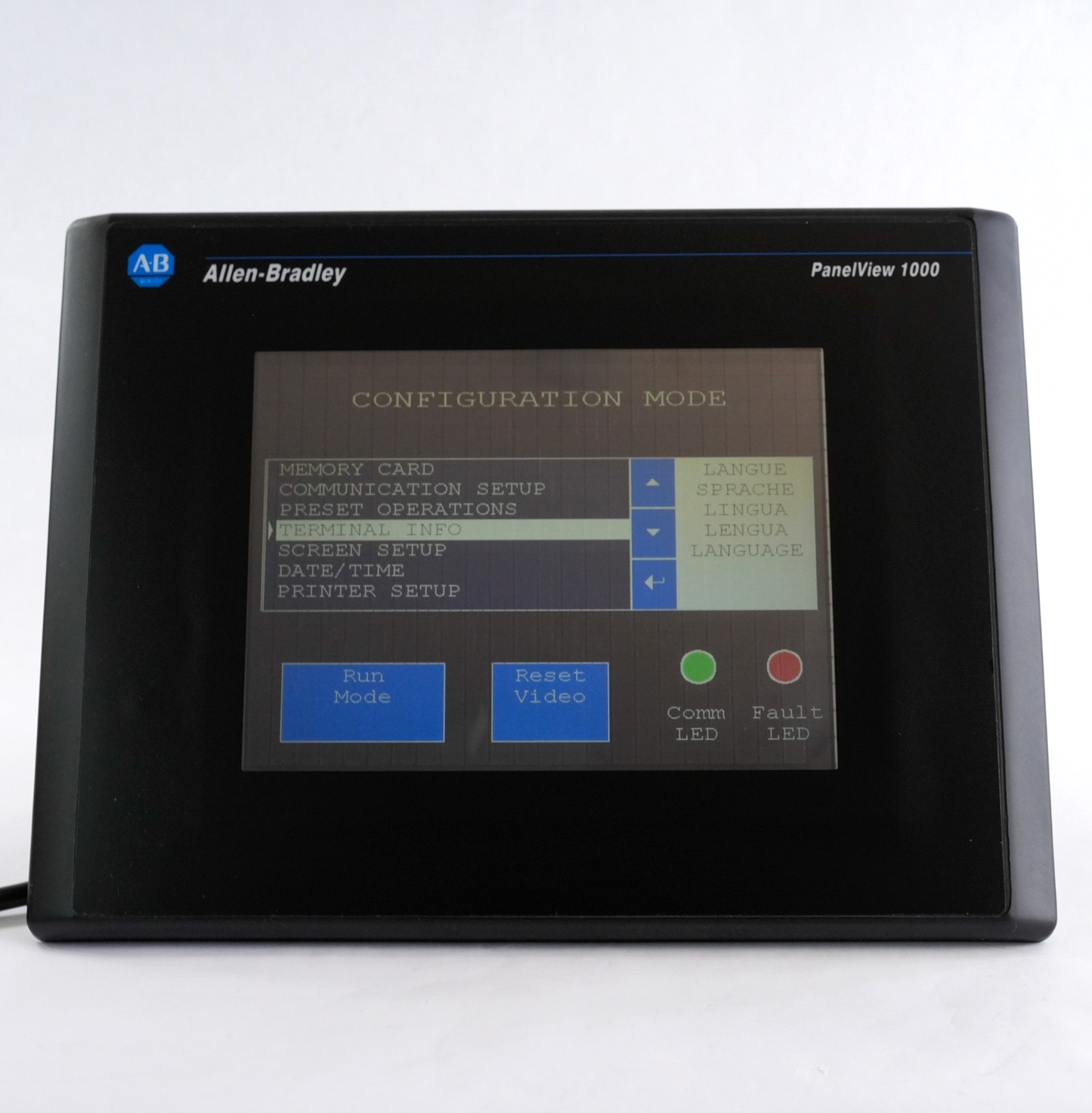 Allen Bradley 2711-T10C3 /F FRN 4.46 Panelview 1000 Operator Interface Terminal