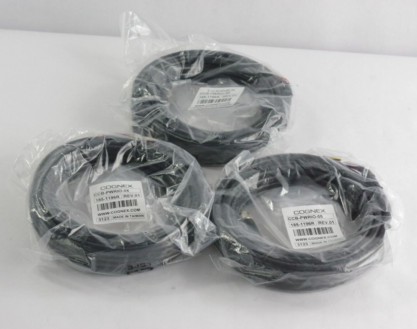 Cognex CCB-PWRIO-05 185-1196R REV.01 3123 In-Sight Power & IO Breakout Cable