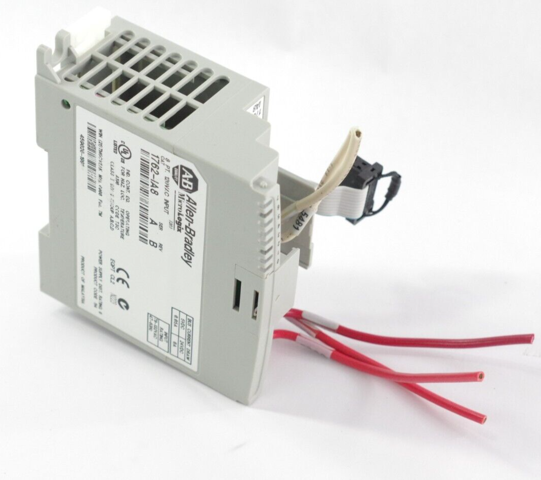 Allen Bradley 1762-IA8 Ser A Rev B Micrologix Input Module PLC