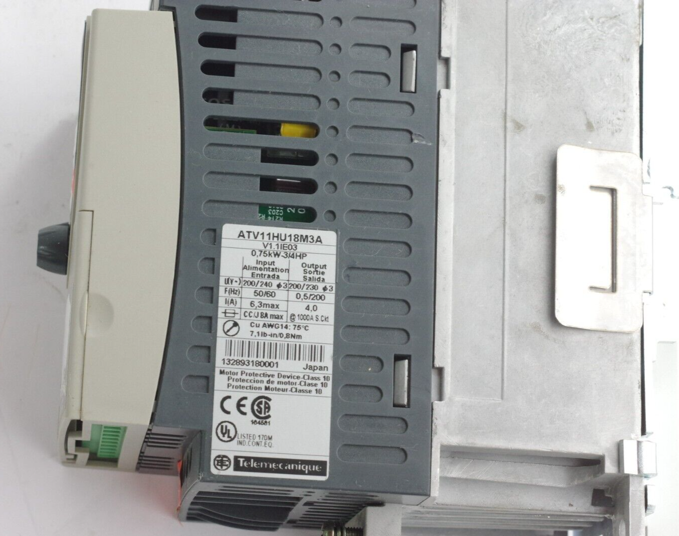 Schneider Electric ATV11HU18M3A Telemecanique Altivar 11 VFD