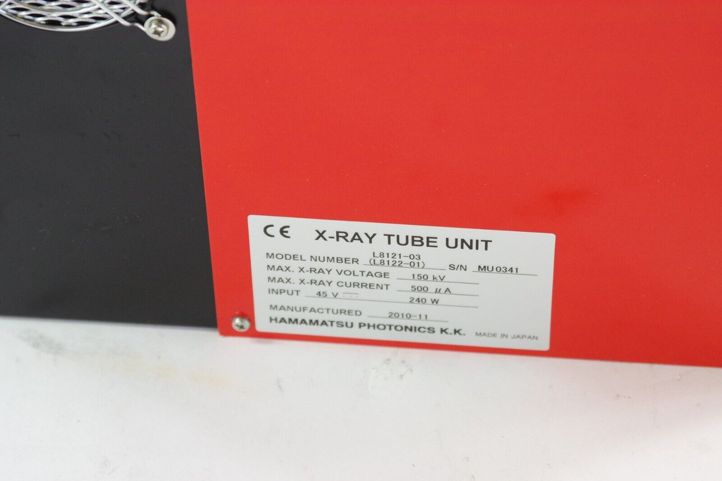 Hamamatsu Photonics Model L8121-03 / L8122-01 SEL Tube - Untested (price each)