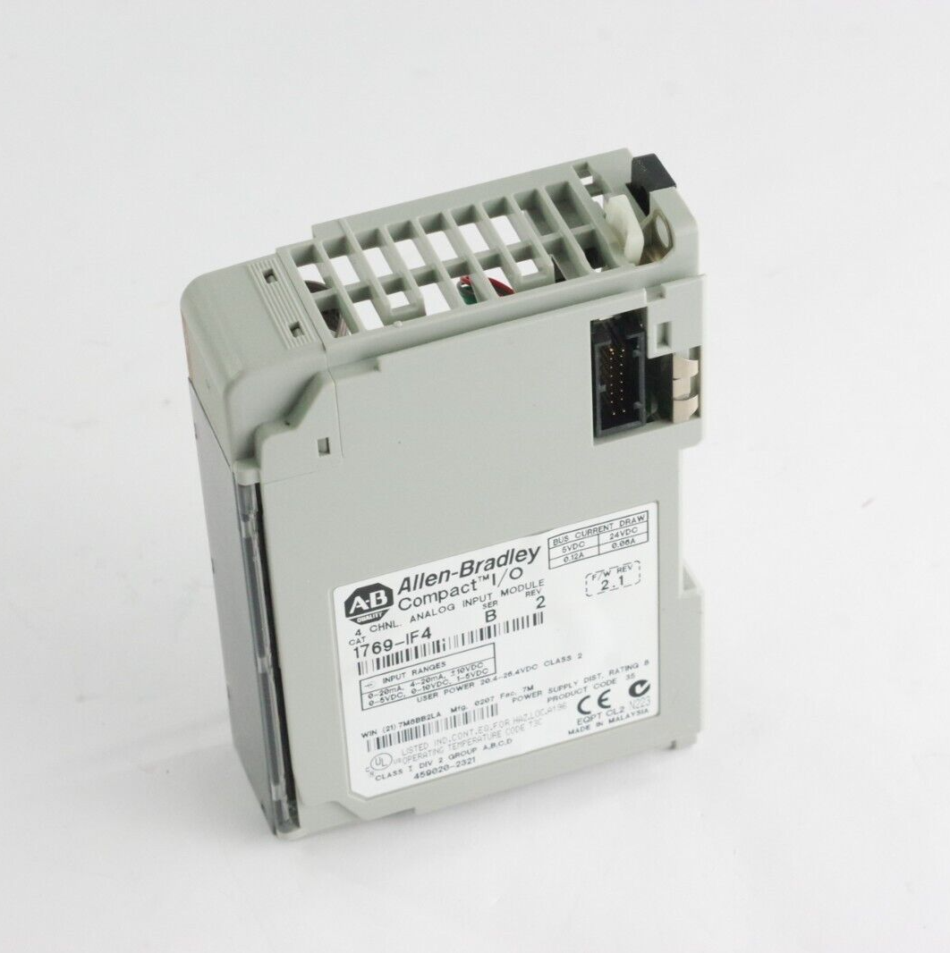Allen Bradley 1769-IF4 Ser B Rev 2 Compact I/O Input Module 5-24VDC 0.12/0.06A