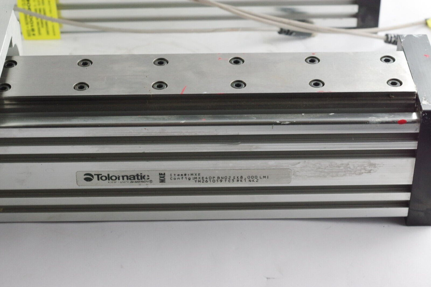 Tolomatic MXE40P BN02 SK8.000 LMI YM261019 TC3 RK1 NK2 Linear Actuator MXE