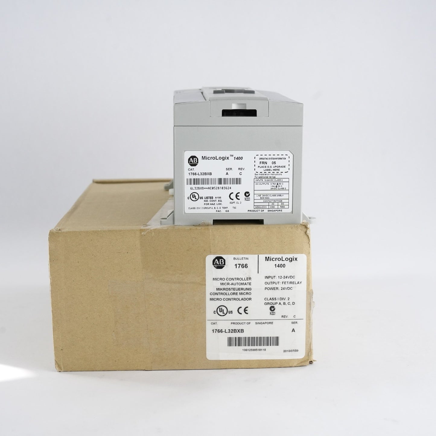 Allen Bradley 1766-L32BXB Ser A Rev C MicroLogix 1400 Processor - Open Box