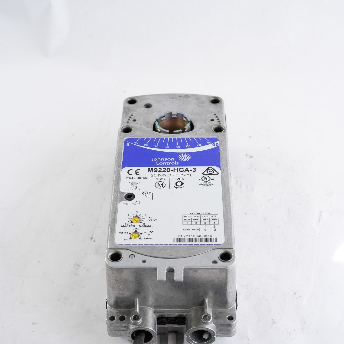 Johnson Controls M9220-HGA-3 24VDC Spring Return Damper Actuator M9220HGA3