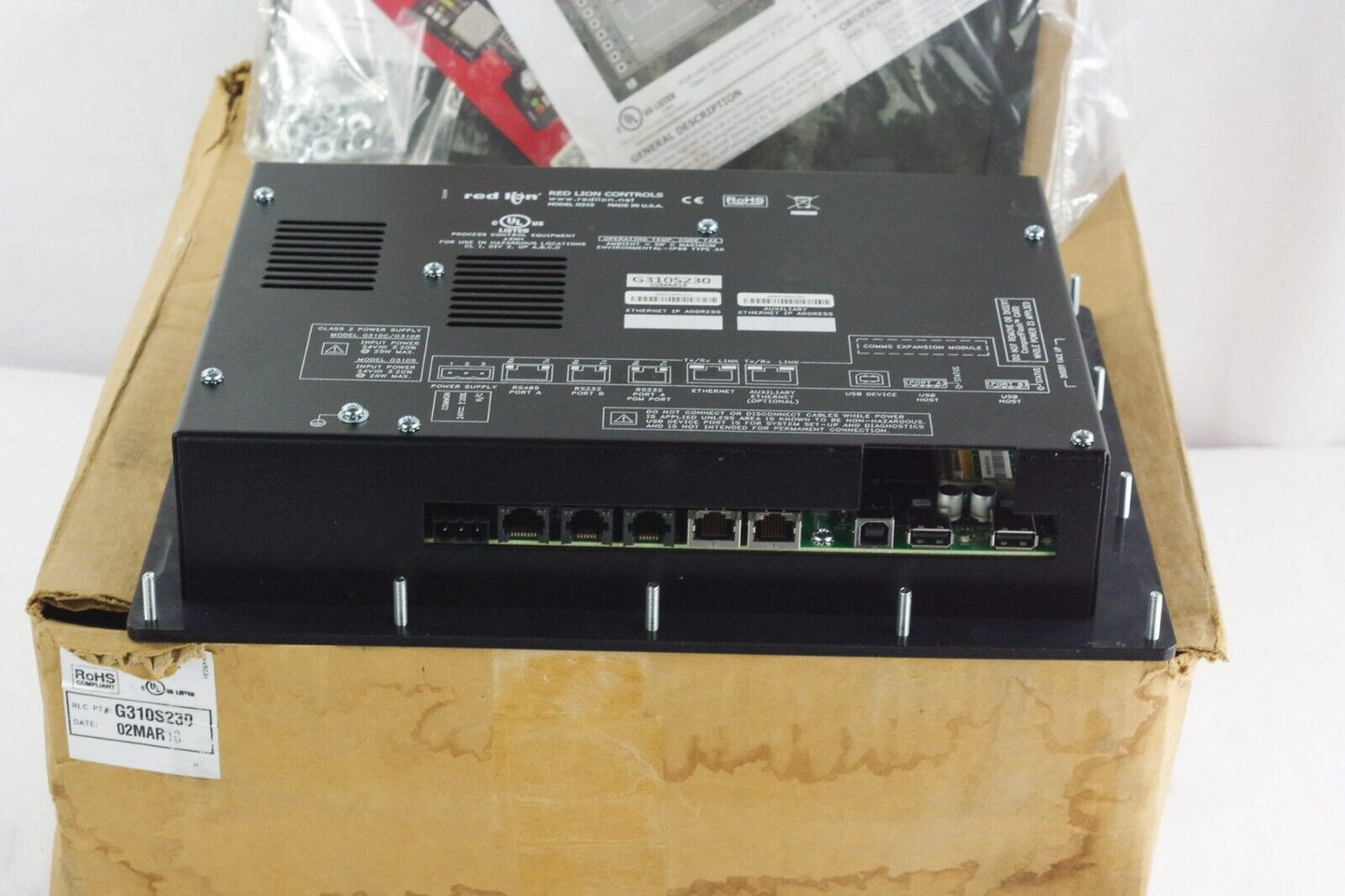 Red Lion Controls G310S230 Operator Interface Control Panel HMI 10.4" - Open Box