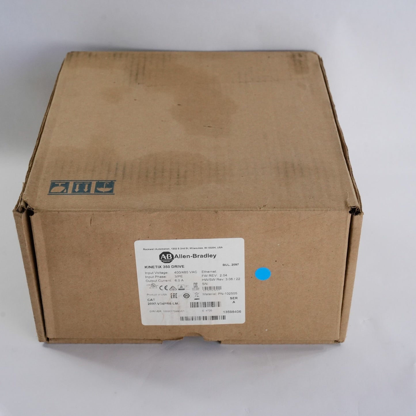 Allen Bradley 2097-V34PR6-LM /A Kinetix 350 Servo Drive 2097V34PR6LM - Open Box