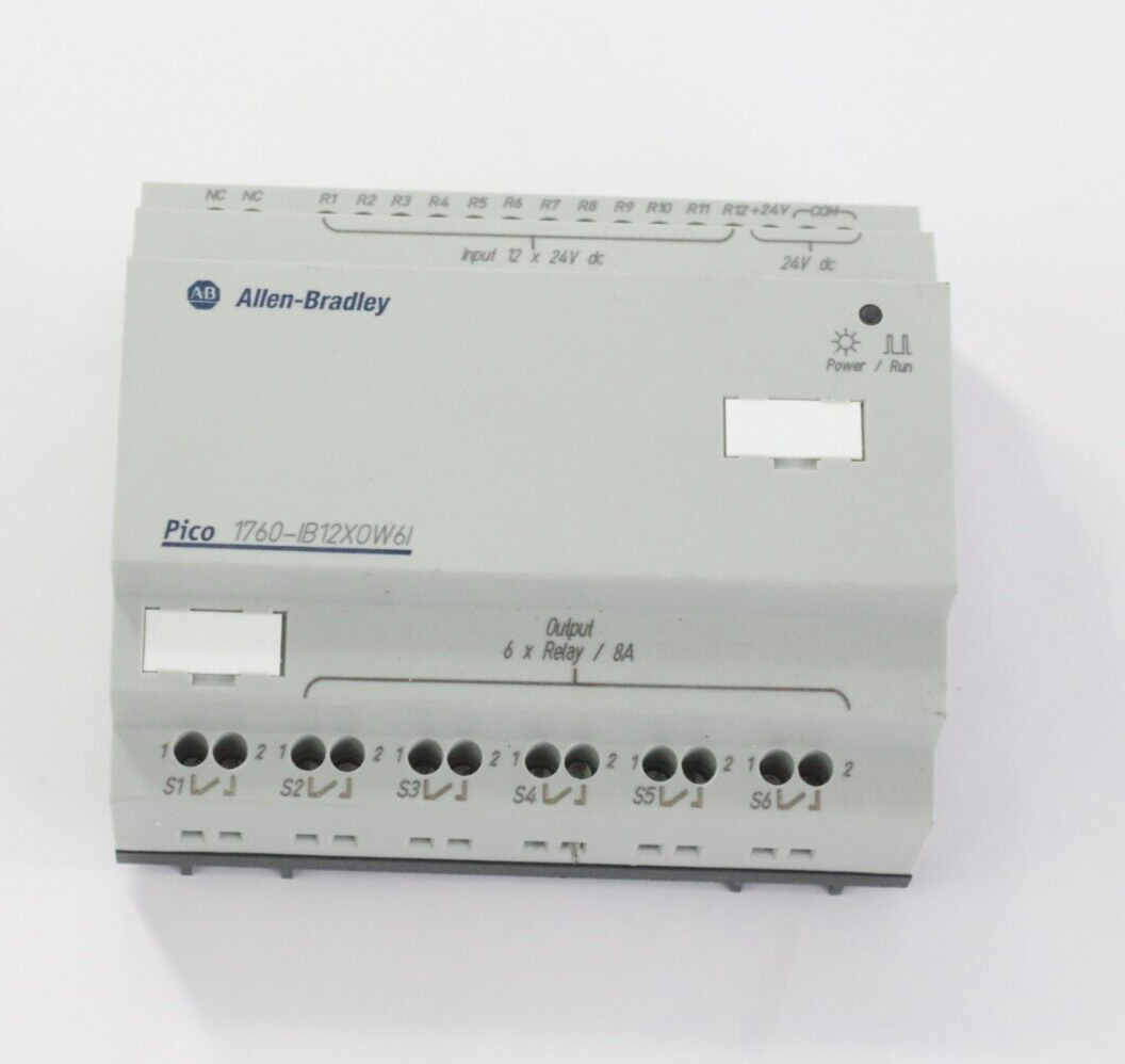 Allen Bradley 1760-IB12X0W6I Ser A Rev A Control Module Pico - No Box