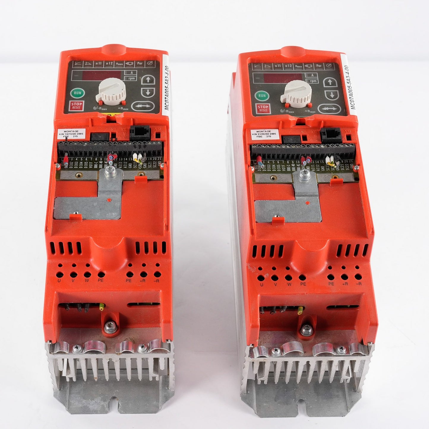SEW Eurodrive MC07A005-5A3-4-00 Movidrive AC Drive MC07A0055A3400