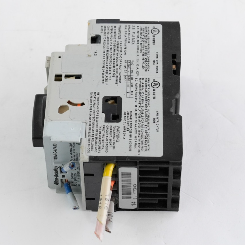 Allen Bradley 140M-C2E-B25 /C Motor Protector 2.5A Circuit Breaker 140M-C-AFA10