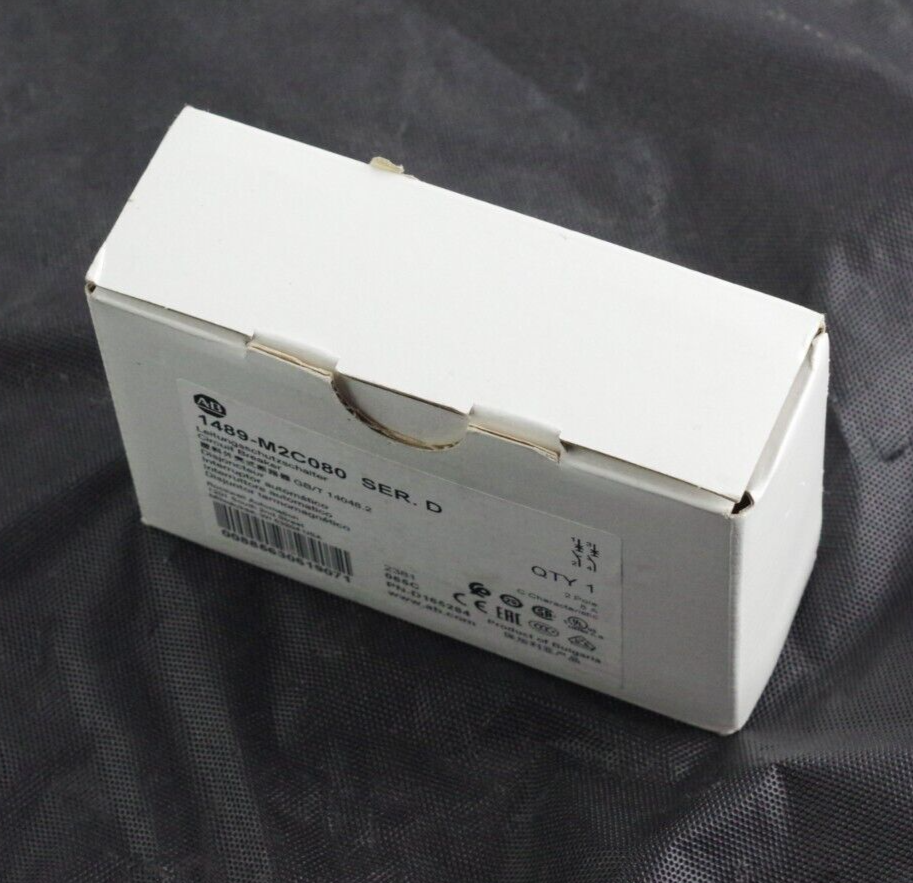 Allen Bradley Circuit Breaker 1489-M2C080 SER D 8 A AMP 2P 2 Pole 277V