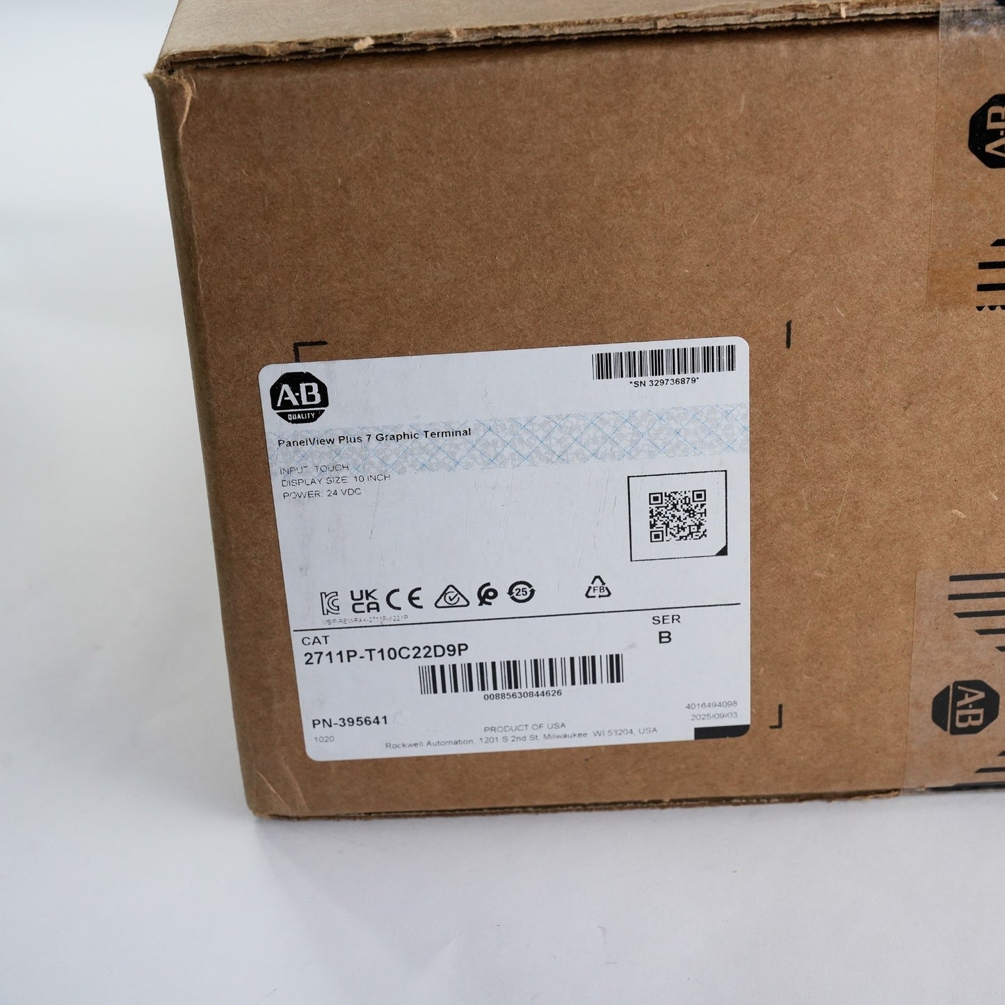 Allen Bradley 2711P-T10C22D9P /B PanelView Plus 7 Terminal 2025 - Sealed Surplus