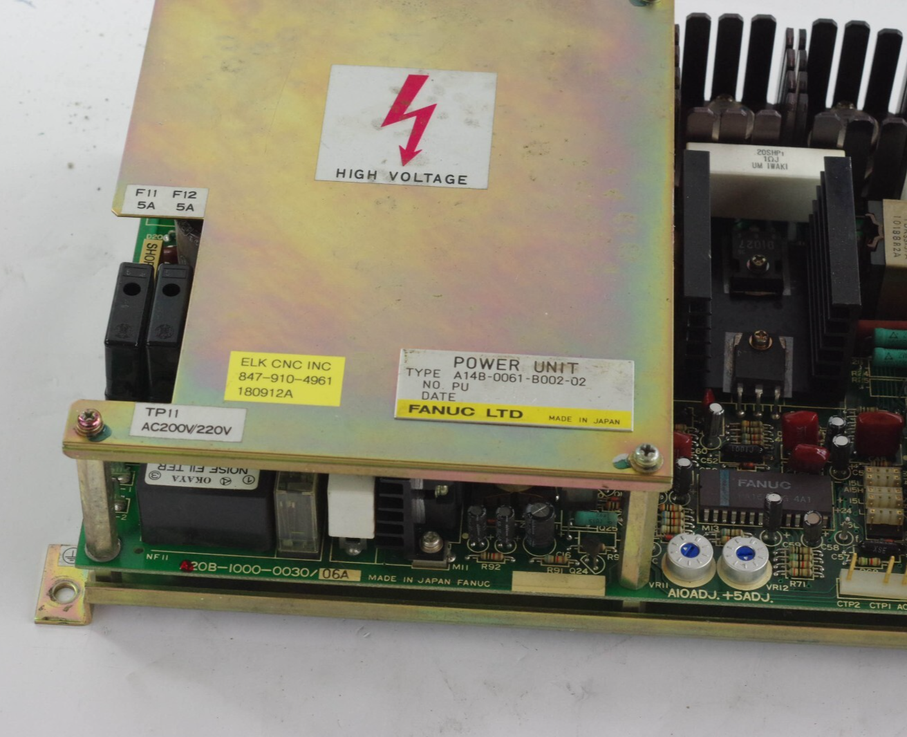 Fanuc Power Unit A14B-0061-B002-02 Japan - For Parts