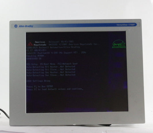 Allen Bradley 6181P-17NP2KH Ser B Rev Z VersaView 1700P Industrial PC - No HD