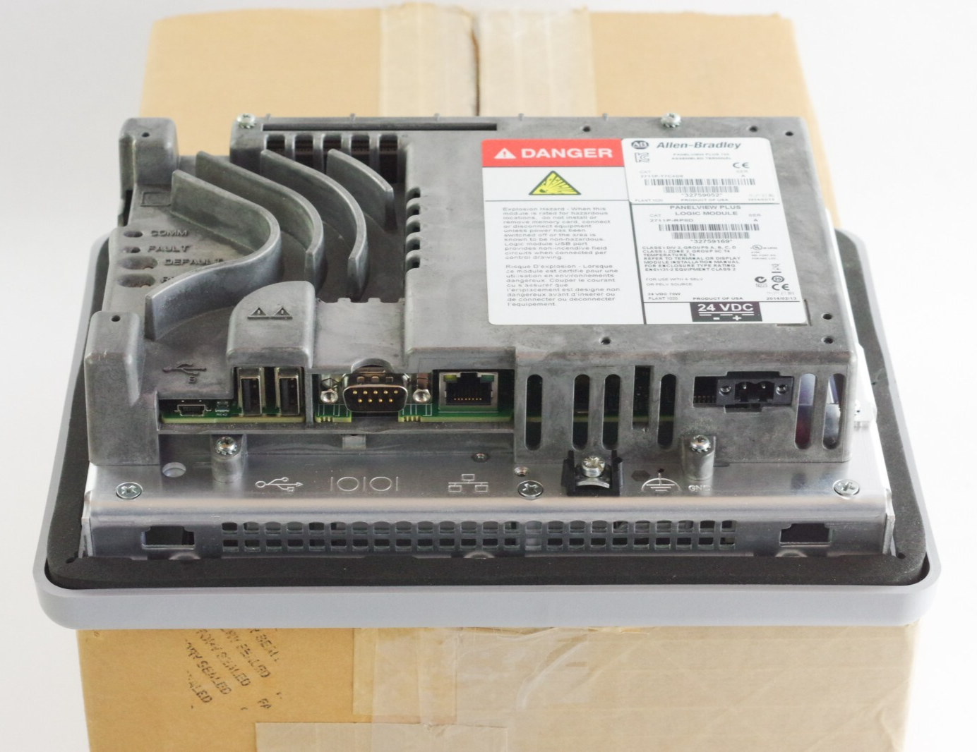 Allen Bradley 2711P-T7C4D8 /A + RP8D /A Logic PanelView Plus 700 Touch Open Box