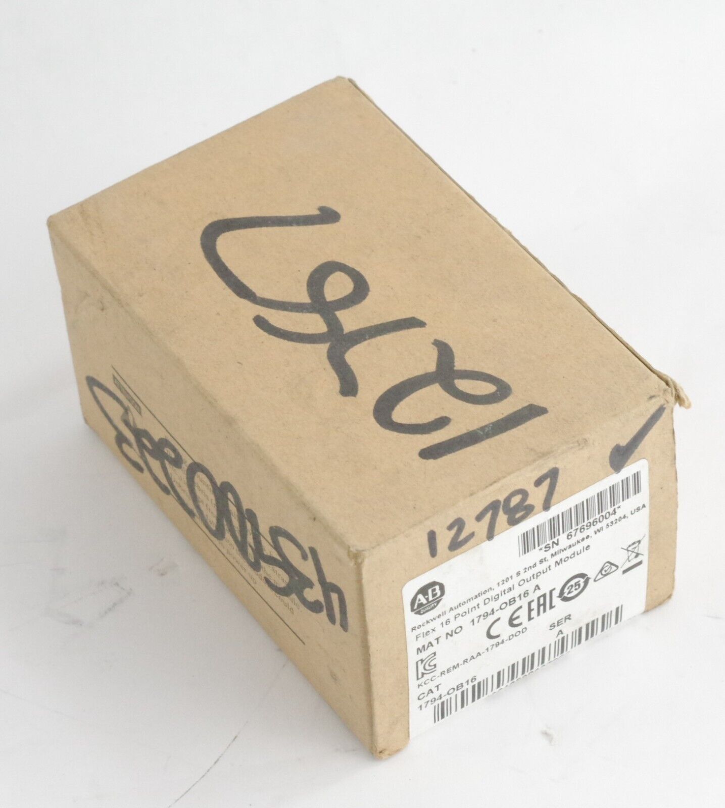 Allen Bradley 1794-OB16 Ser A Flex 16-Point Digital Output Module Sealed Surplus