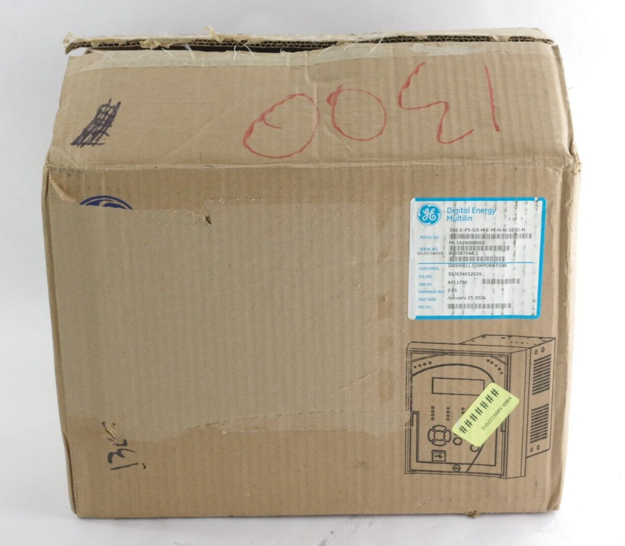 GE Multilin 345 Transformer Protection System 345-E-P5-G5-H-E-M-N-N-1E-D-H Open